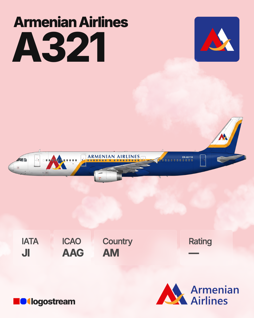 Armenian Airlines (AAG) Airline Logo – Airline Logo API Armenian Airlines airline logo – AAG brand asset