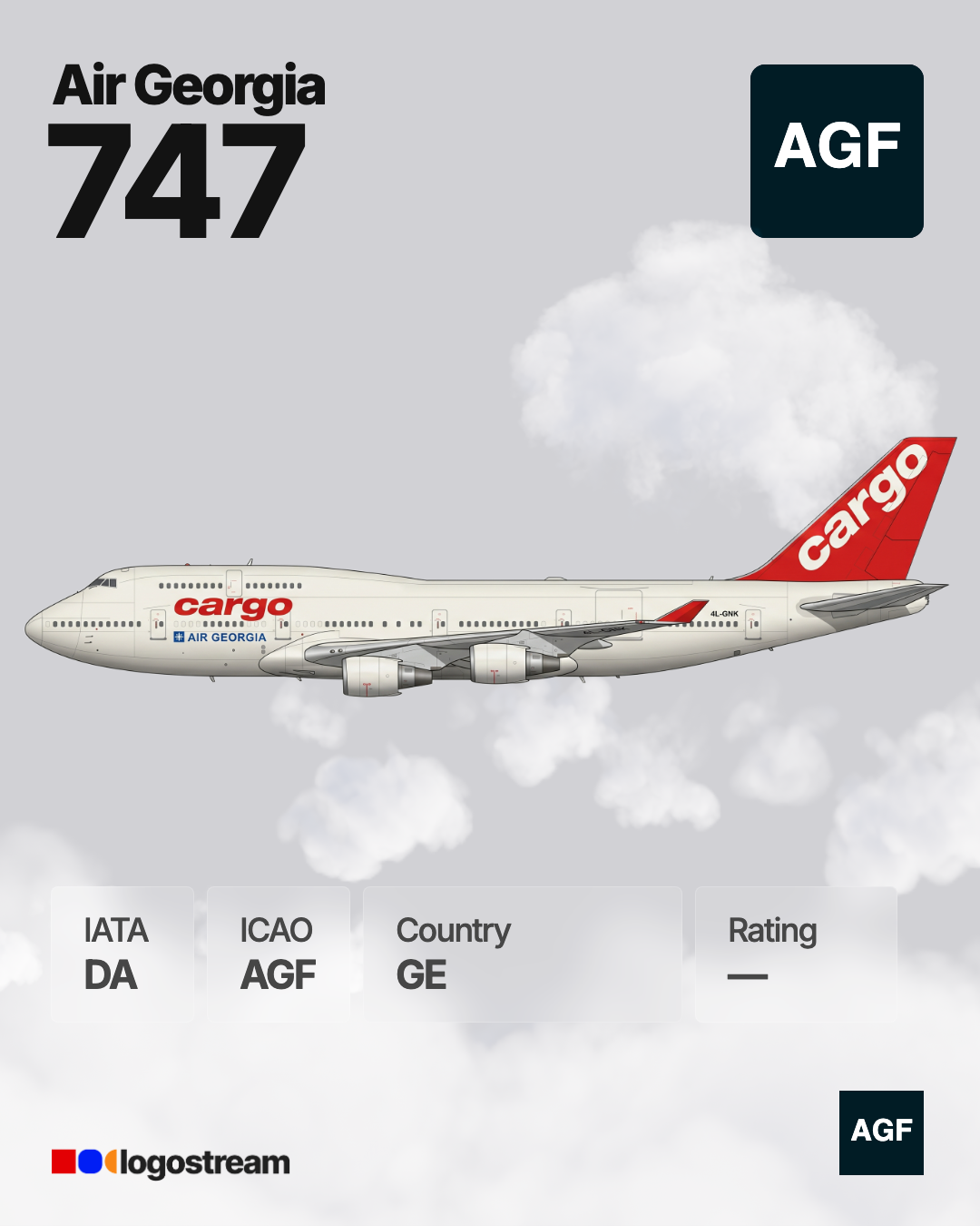 Air Georgia airline logo – AGF brand asset