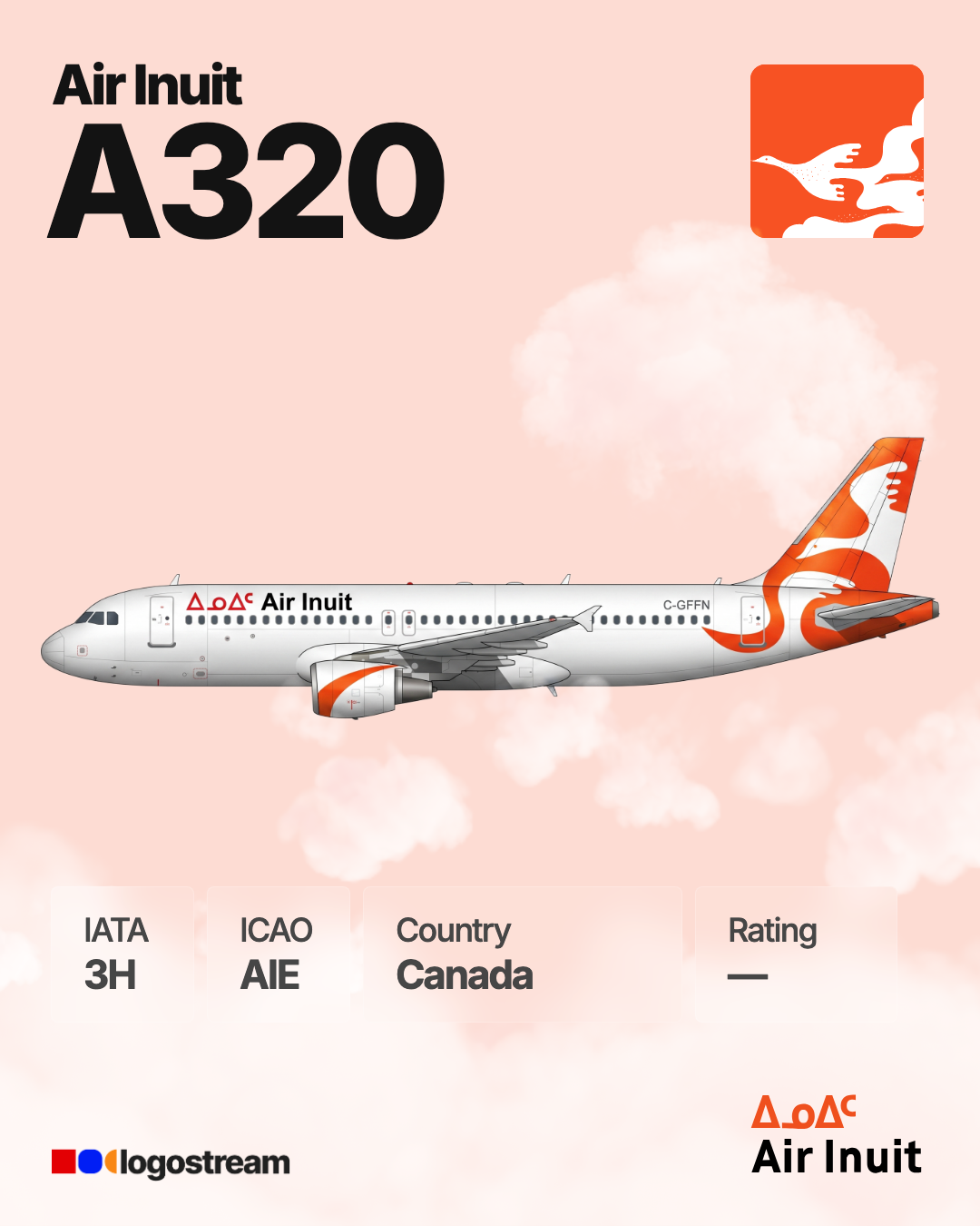 Air Inuit (AIE) Airline Logo – Airline Logo API Air Inuit airline logo – AIE brand asset