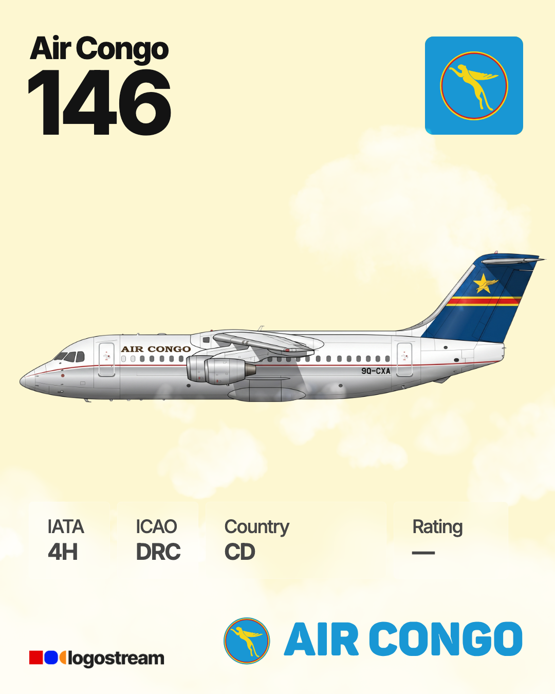 Triton Airlines (DRC) Aircraft Livery – Airline Logo API Triton Airlines aircraft livery – DRC airline logo on aircraft