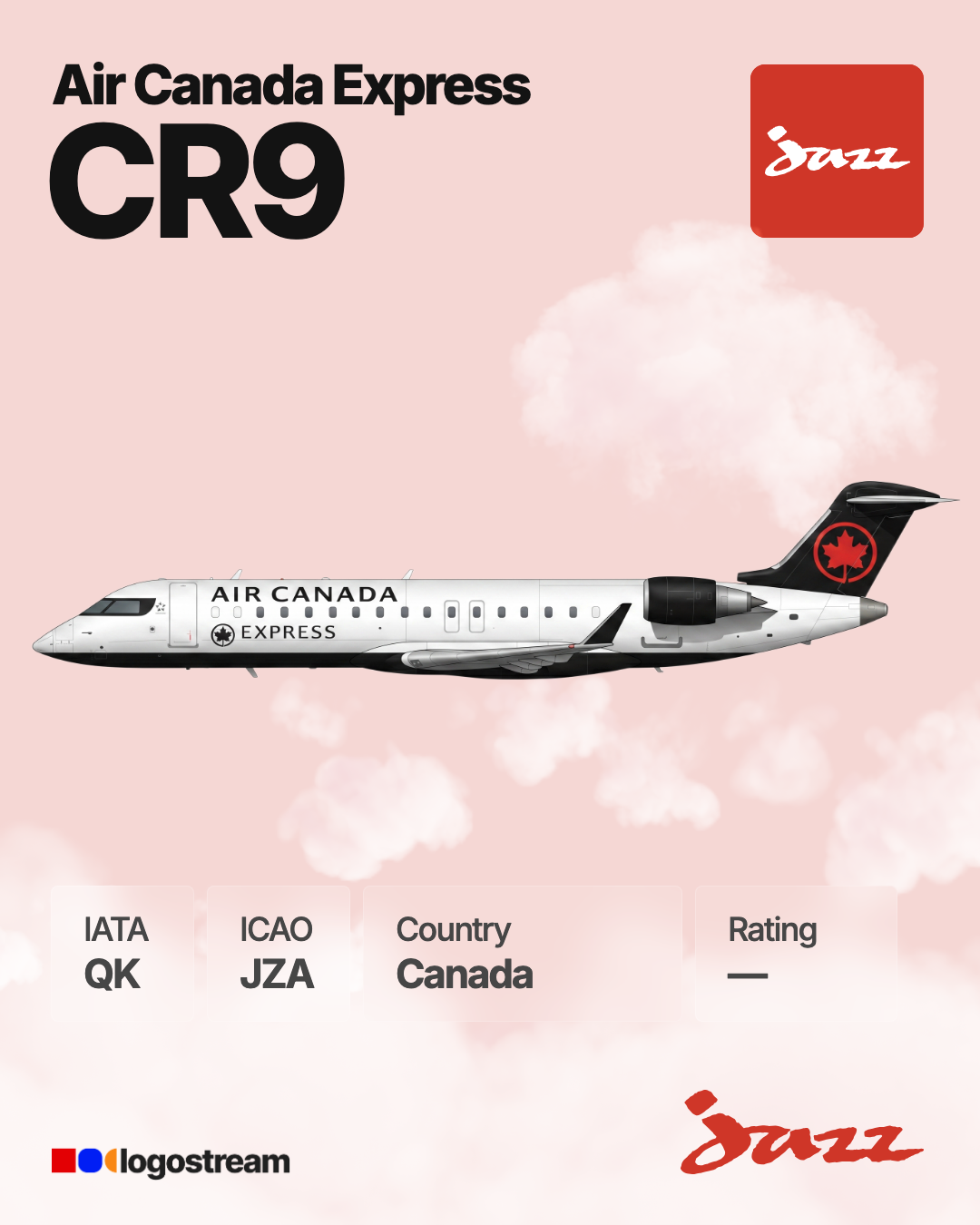 Thomas Cook Airlines Canada aircraft livery – JZA airline logo on aircraft