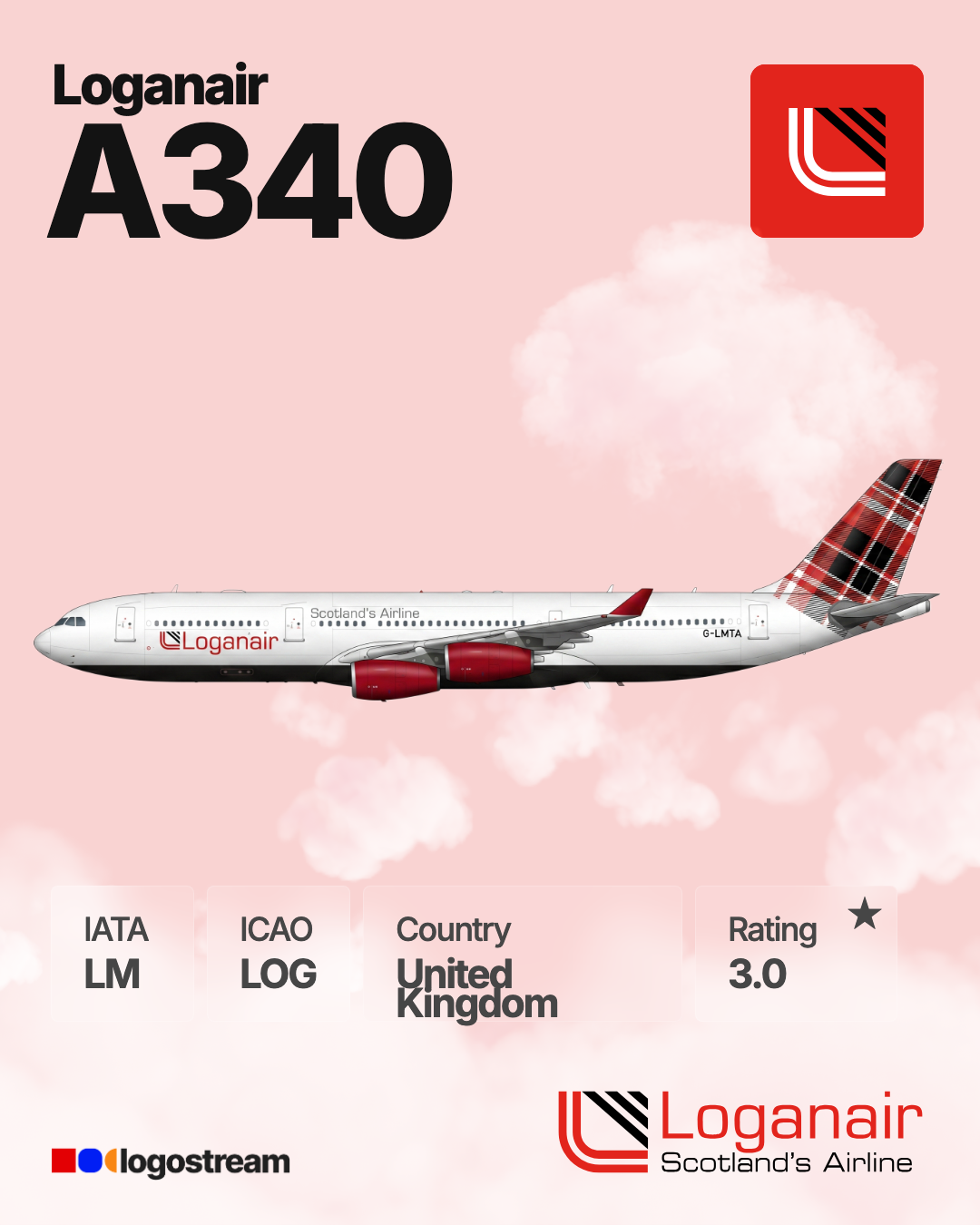 Loganair (LOG) Aircraft Livery – Airline Logo API Loganair aircraft livery – LOG airline logo on aircraft