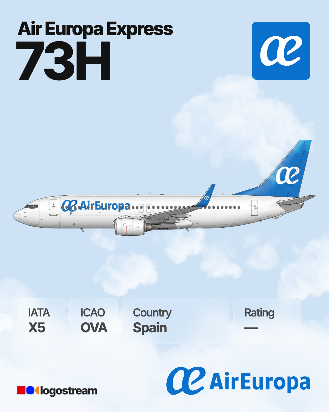 Air Europa Express airline logo – OVA brand asset