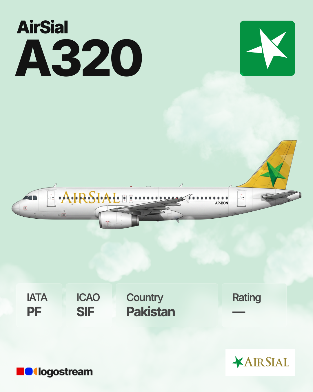 AirSial airline logo – SIF brand asset