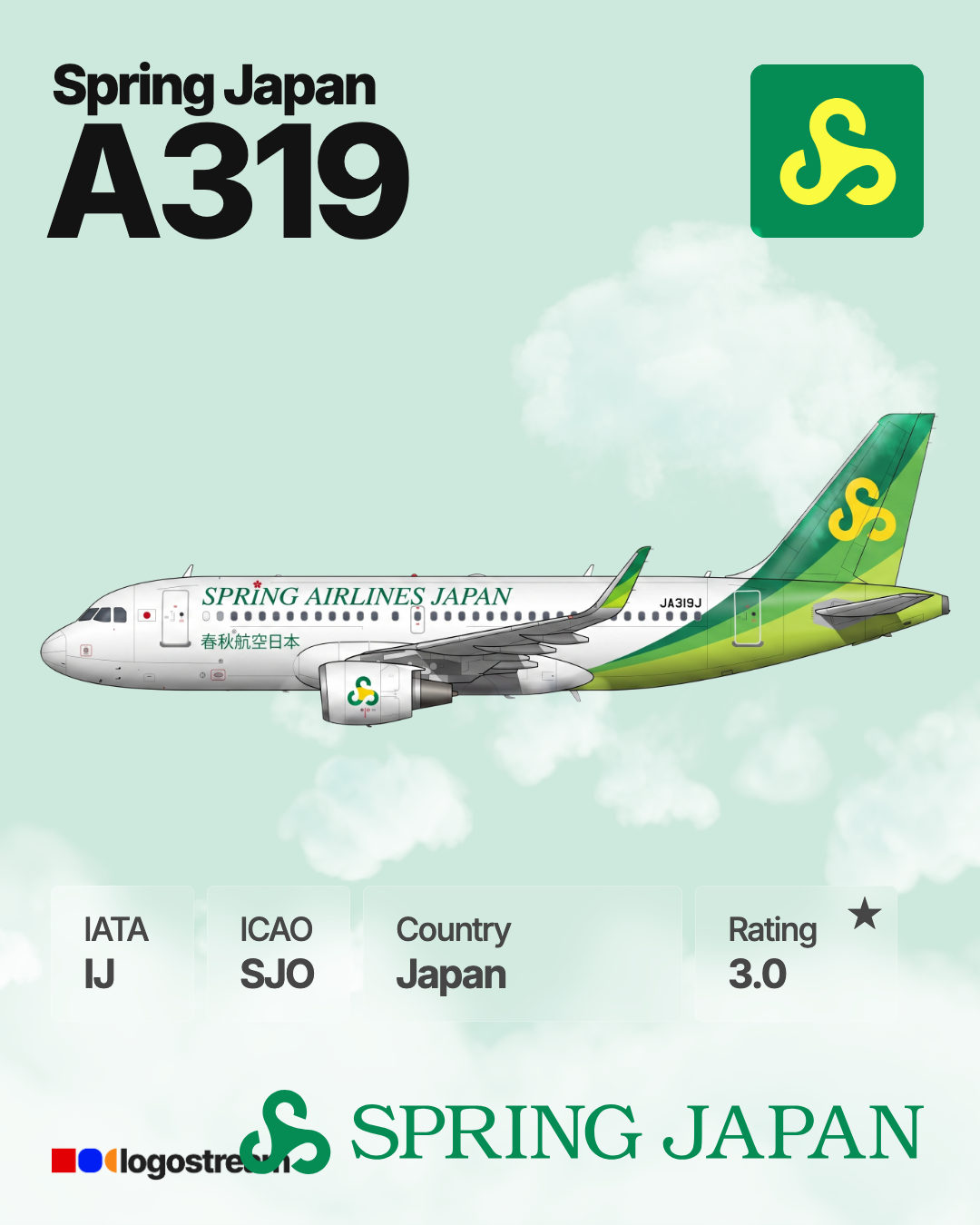 Spring Japan (SJO) Aircraft Livery – Airline Logo API Spring Japan aircraft livery – SJO airline logo on aircraft