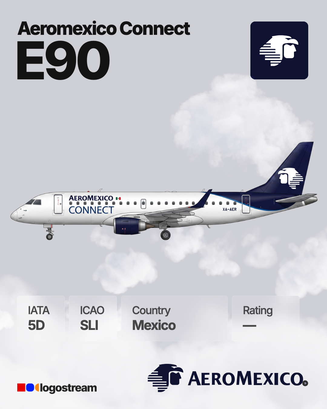 Aeroméxico Connect airline logo – SLI brand asset
