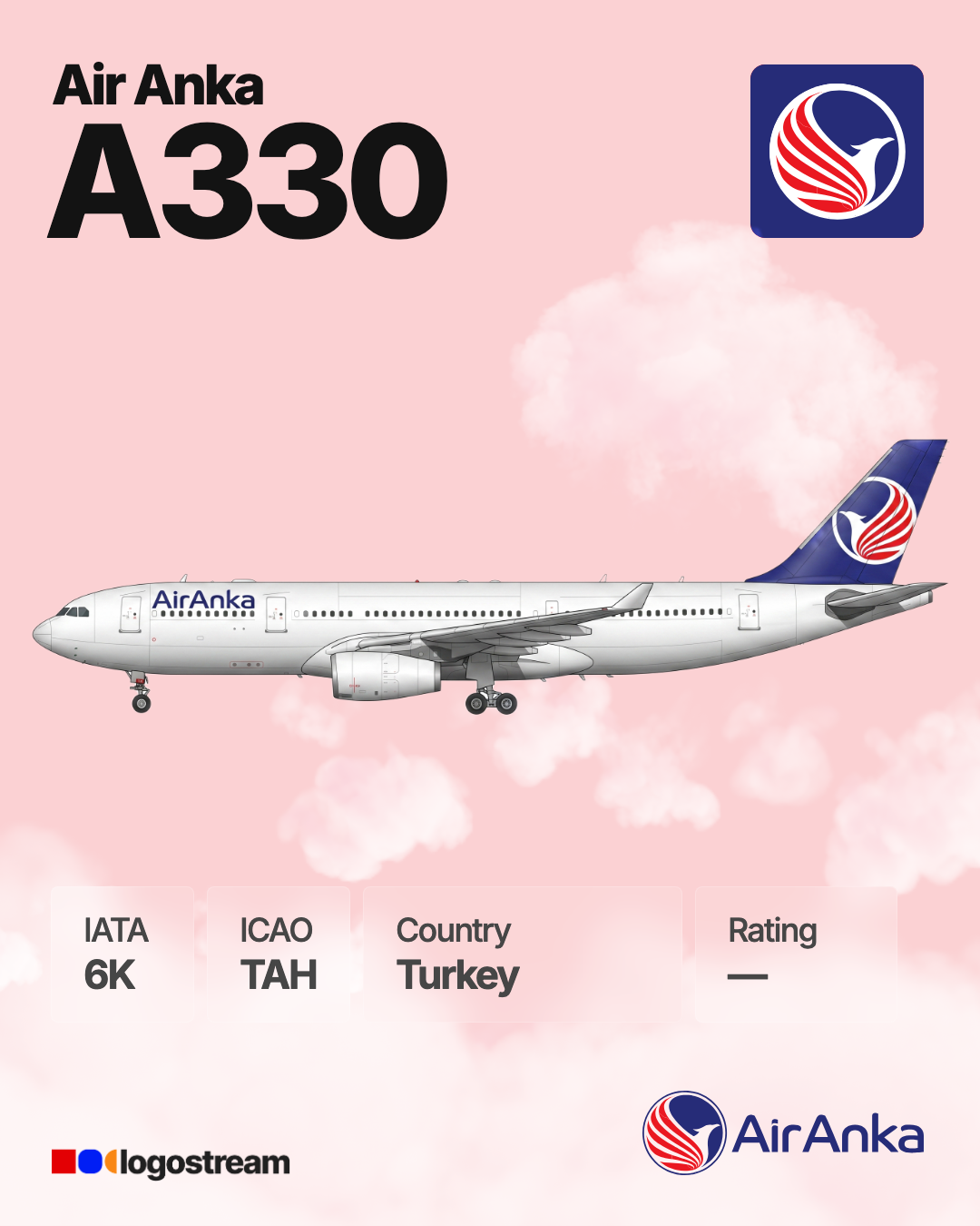 Air Anka (TAH) Aircraft Livery – Airline Logo API Air Anka aircraft livery – TAH airline logo on aircraft