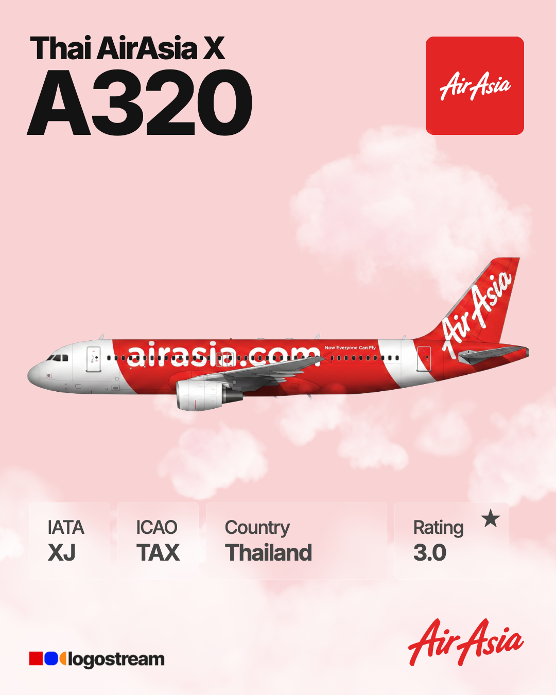Thai AirAsia X (TAX) Aircraft Livery – Airline Logo API Thai AirAsia X aircraft livery – TAX airline logo on aircraft