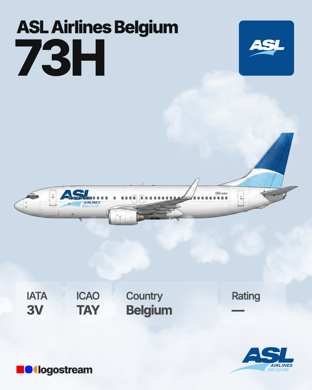 ASL Airlines Belgium airline logo – TAY brand asset
