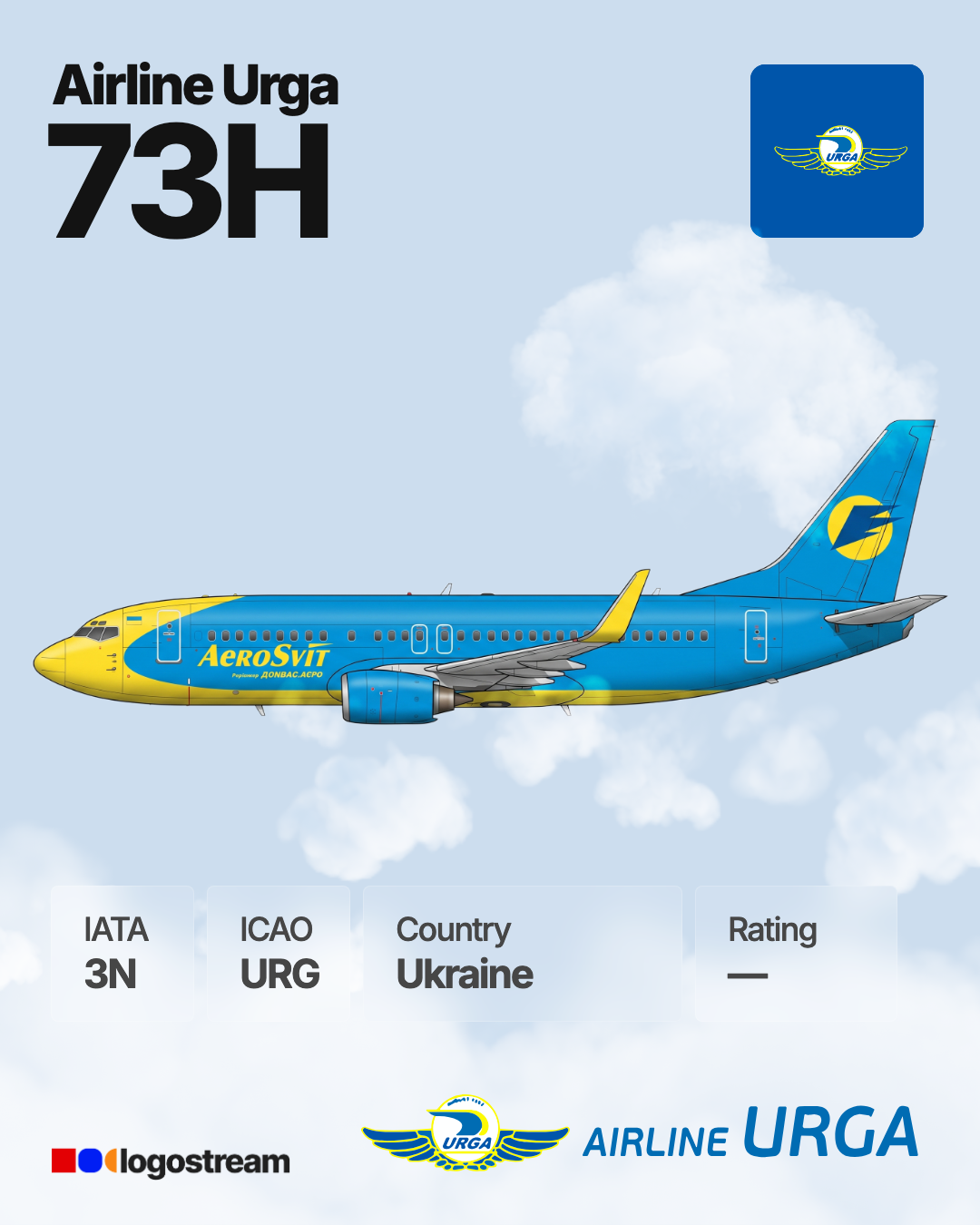 Air Urga (URG) Airline Logo – Airline Logo API Air Urga airline logo – URG brand asset