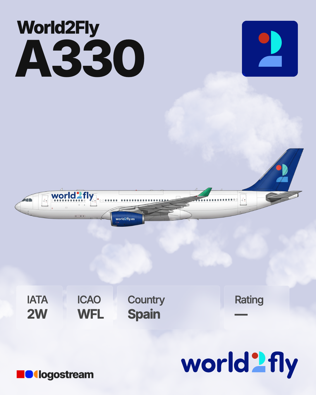 World2Fly (WFL) Aircraft Livery – Airline Logo API World2Fly aircraft livery – WFL airline logo on aircraft